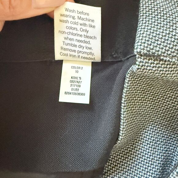 NWT Nine West Bootcut Dress Officecore Business Career Gray Pants Sz 10 - Picture 6 of 10